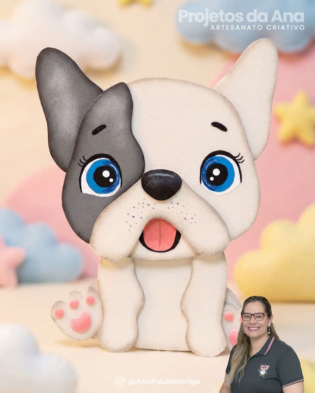 Aplique Cachorrinho - Imagem 1