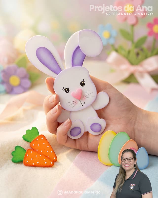 Aplique Coelhinho Fofinho - Imagem 2