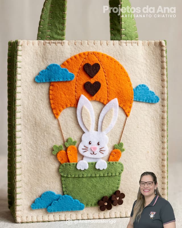 Aplique Coelhinho no Balão - Imagem 2