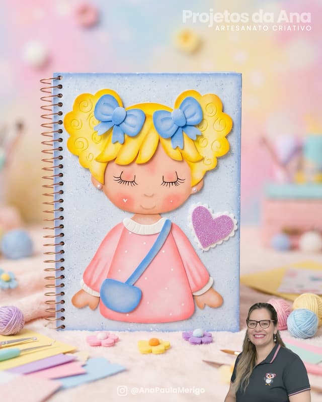 Aplique Menina Ana Vitória - Imagem 2