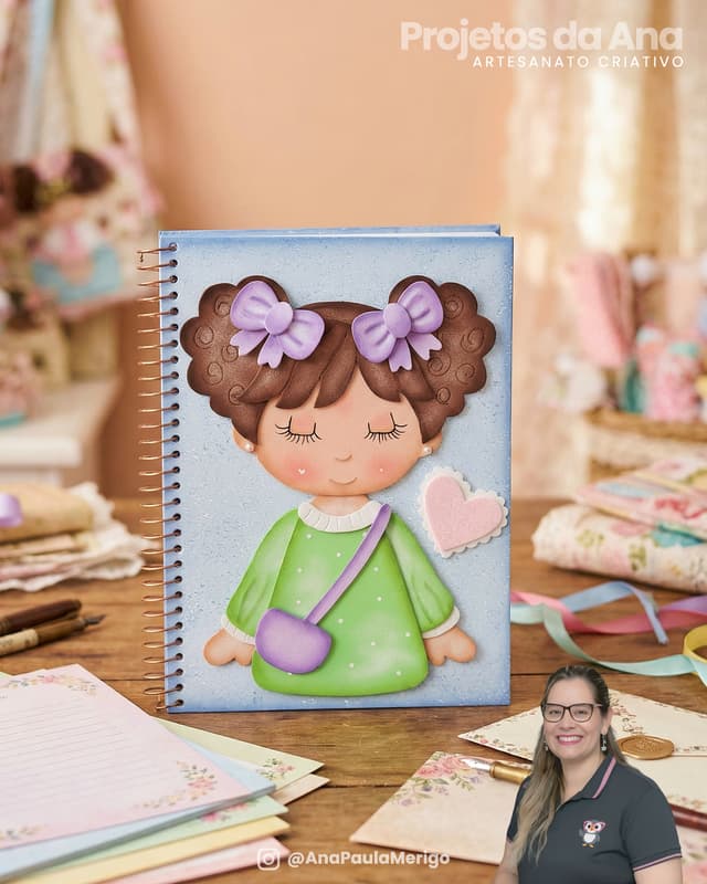 Aplique Menina Ana Vitória - Imagem 3