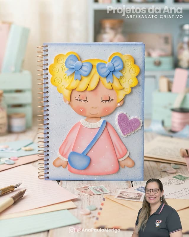 Aplique Menina Ana Vitória - Imagem 4