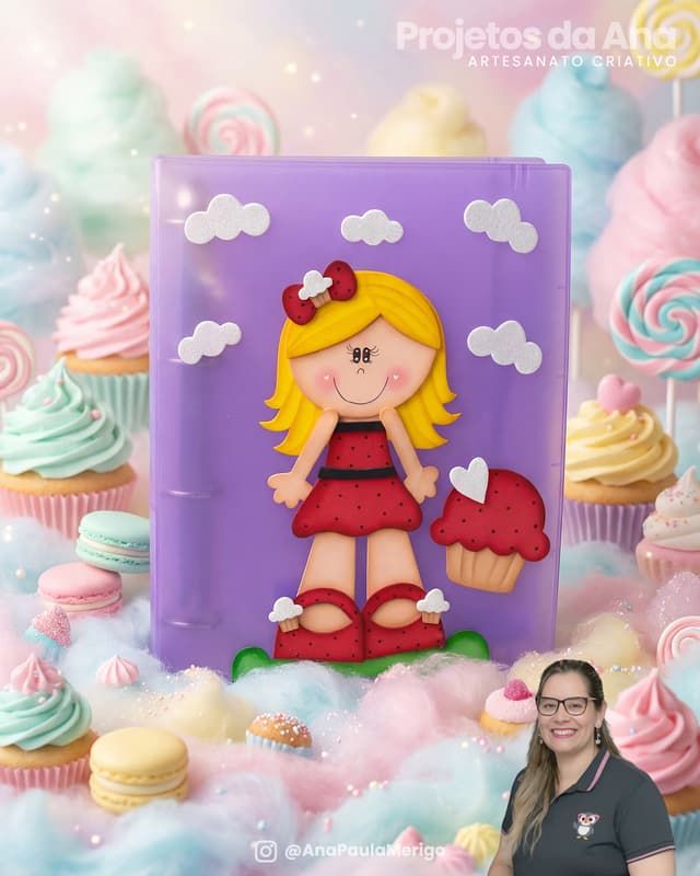 Apliques Docinhos Cupcake - Imagem 4