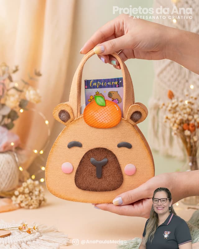 Bolsinha Capivara - Imagem 1