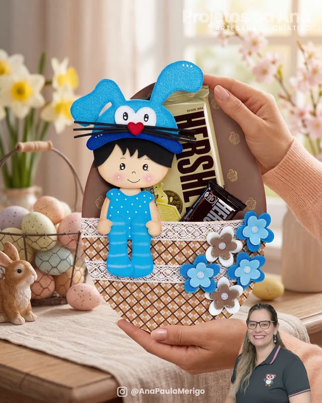 Imagem 2 do projeto Porta-Chocolate Doce Páscoa