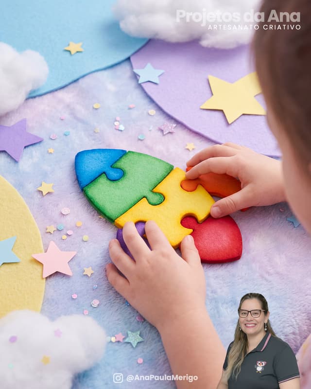 Quebra Cabeça Foguete - Imagem 2