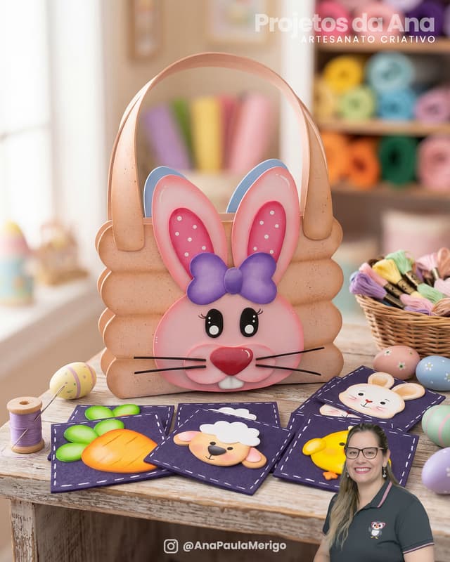 Imagem 1 do projeto Sacolinha de Páscoa com Quebra-Cabeça