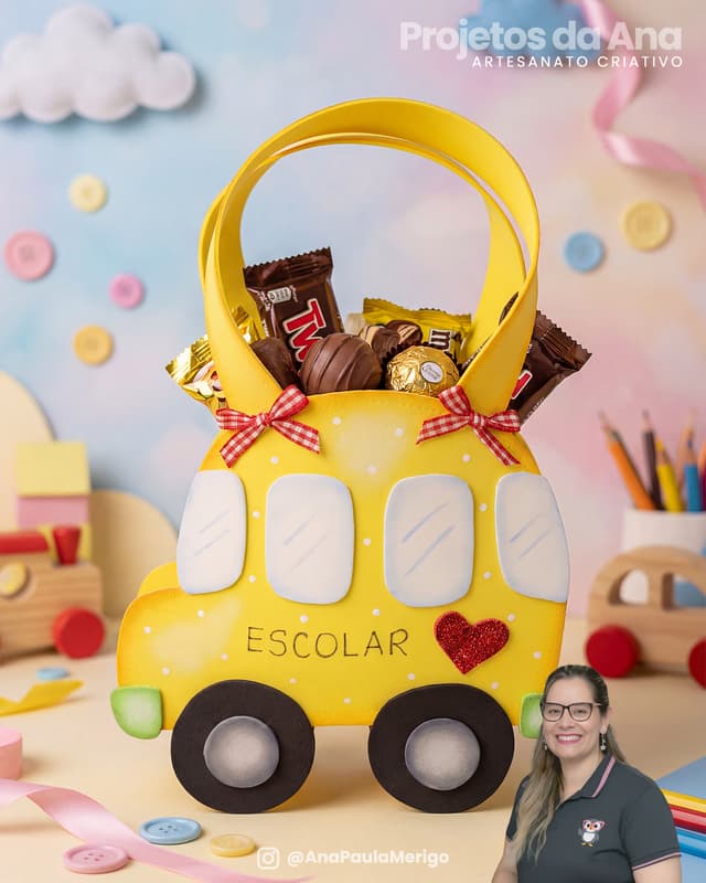 Sacolinha Ônibus Escolar - Imagem 1