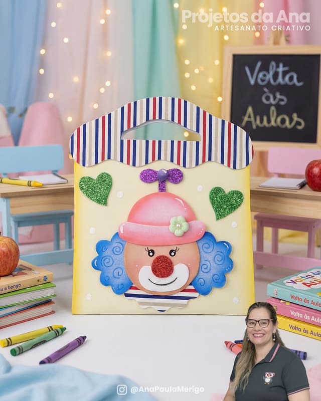 Sacolinha Palhacinho Pipoca - Imagem 2