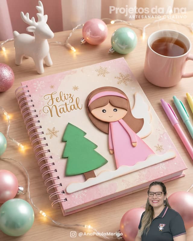 Imagem 2 do projeto Aplique Anjinha de Natal