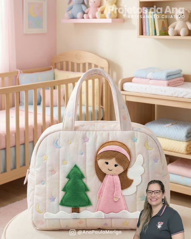 Imagem 3 do projeto Aplique Anjinha de Natal