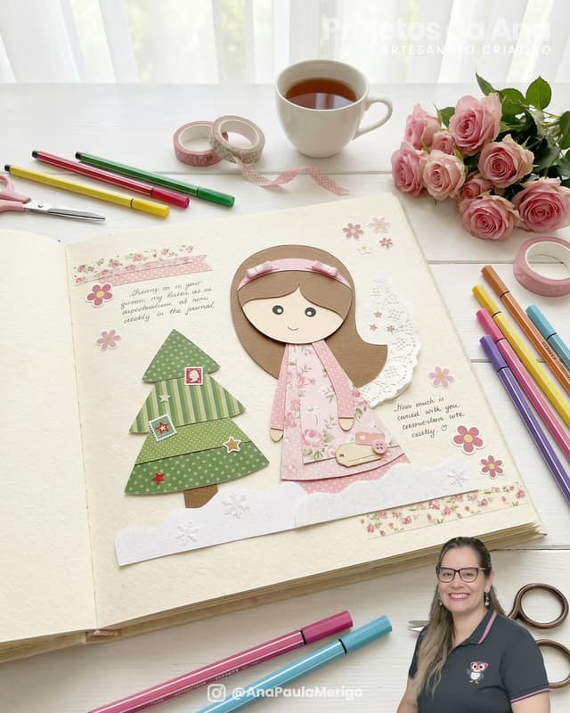 Imagem 4 do projeto Aplique Anjinha de Natal