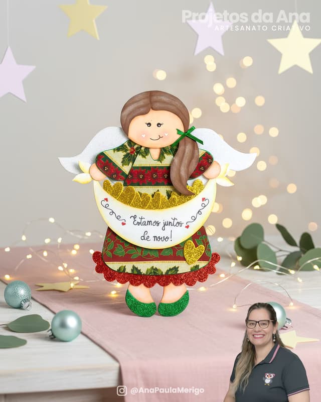 Capa do projeto Aplique Anjinho do Encontro