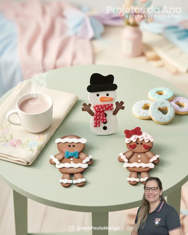 Capa do projeto Aplique Boneco de Neve e Ginger