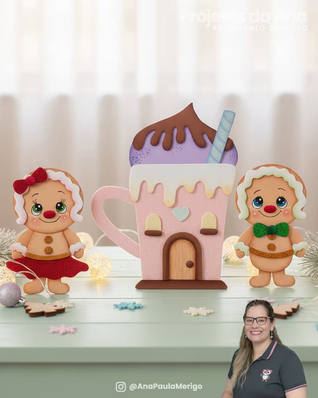 Capa do projeto Aplique Casinha com Ginger