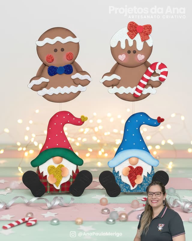 Capa do projeto Aplique Gnomo e Ginger