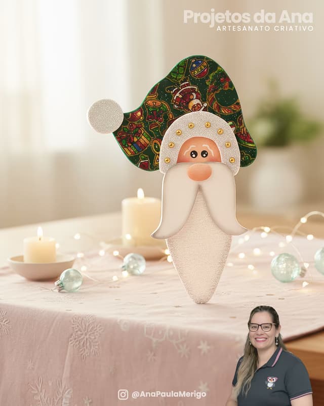 Capa do projeto Aplique Papai Noel Doce Encanto