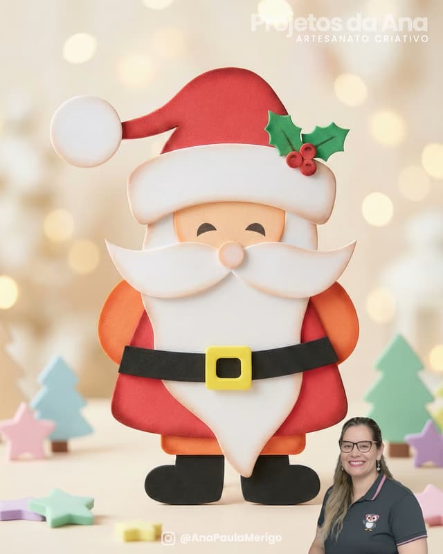 Capa do projeto Aplique Papai Noel Fofinho