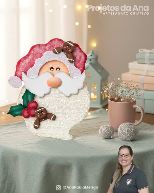 Capa do projeto Aplique Papai Noel Magia do Natal