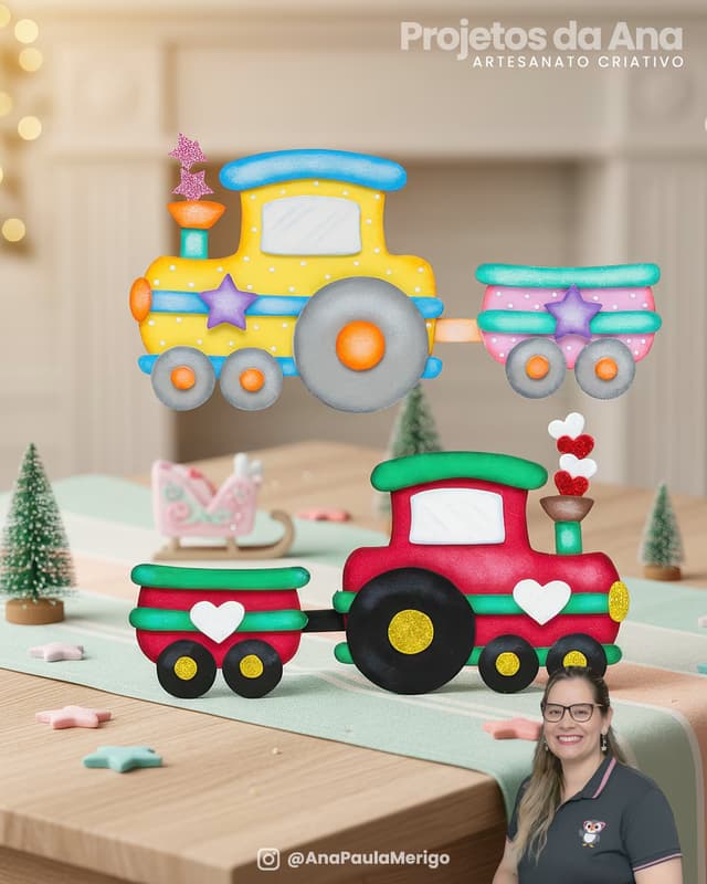Capa do projeto Aplique Trenzinho com Vagão