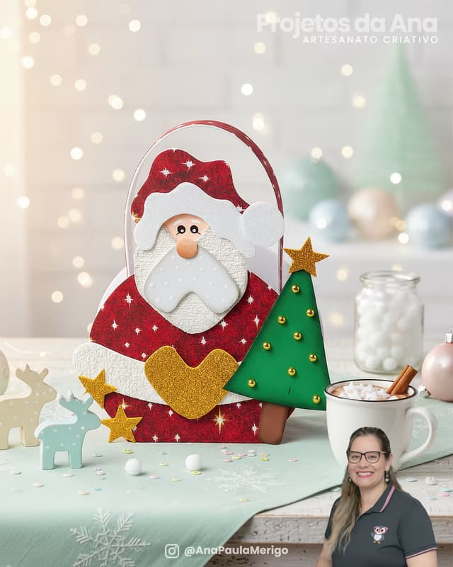 Capa do projeto Cestinha de Natal do Papai Noel