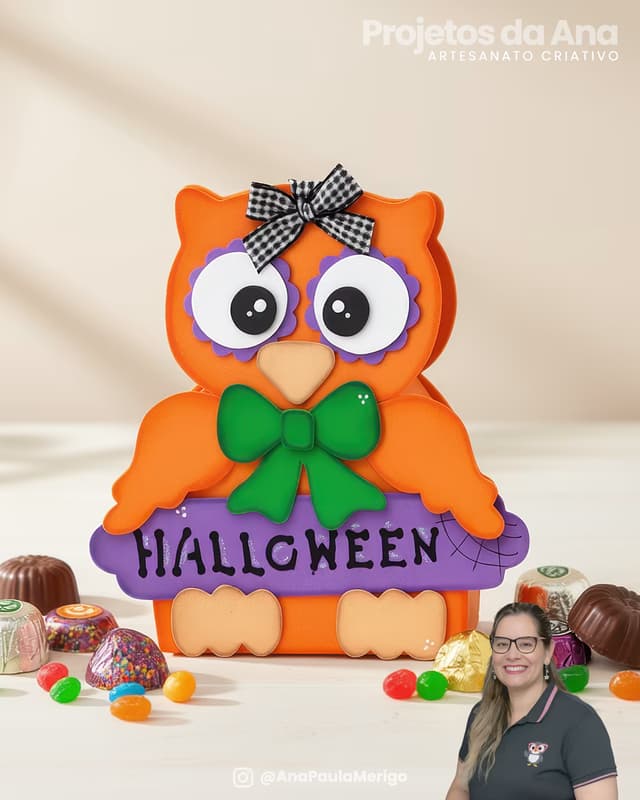 Capa do projeto Embalagem Coruja Misteriosa