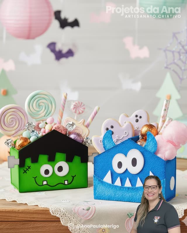 Capa do projeto Embalagem Doces Monstrinhos