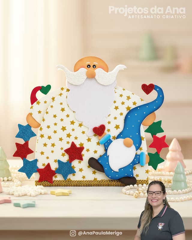 Capa do projeto Embalagem Papai Noel e Gnomo