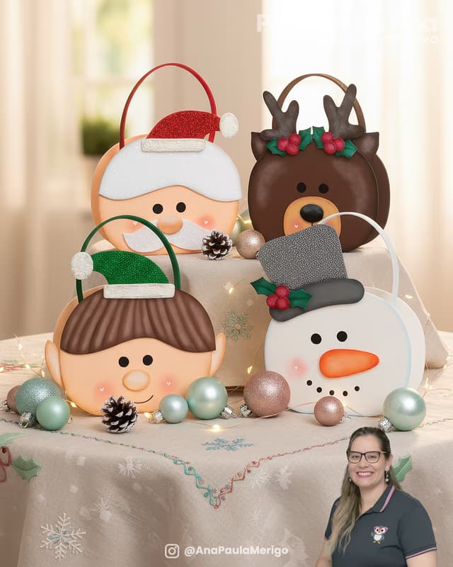 Capa do projeto Embalagens Sacolinhas Natalinas