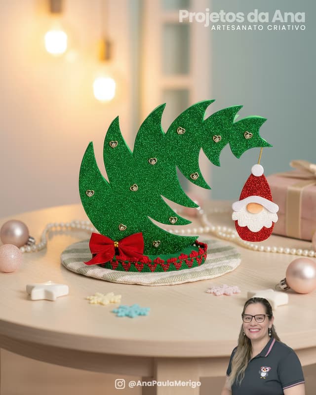 Capa do projeto Enfeite Árvore de Natal com Gnomo