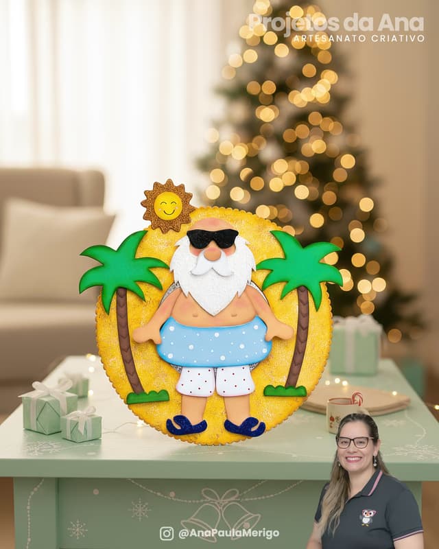 Capa do projeto Guirlanda Papai Noel de Verão