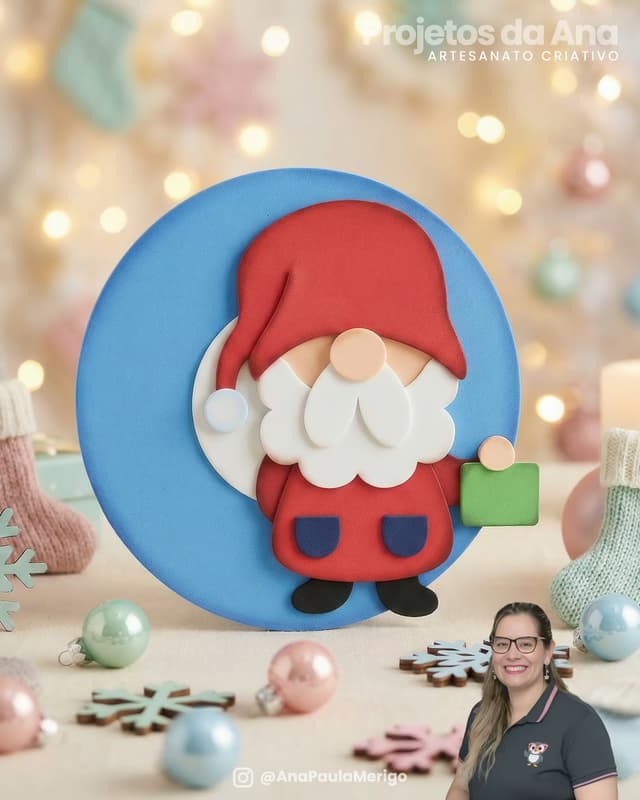 Imagem 2 do projeto Mini Guirlandas Papai Noel