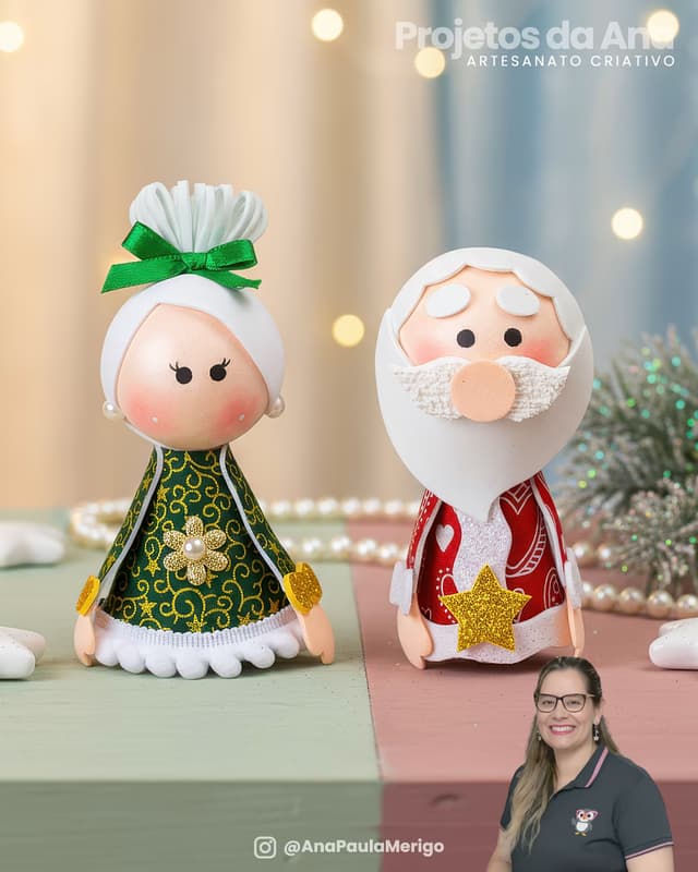 Capa do projeto Ponteiras Papai e Mamãe Noel