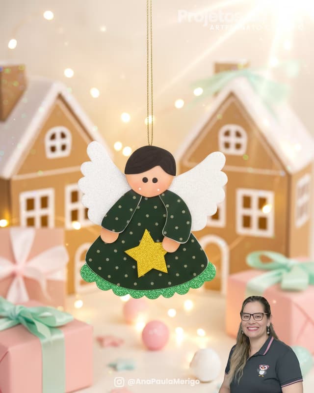 Imagem 3 do projeto Tag Anjinho Bênção de Natal