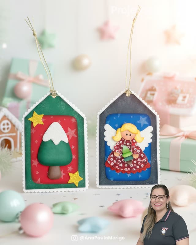 Imagem 1 do projeto Tag Anjinho Bênção de Natal